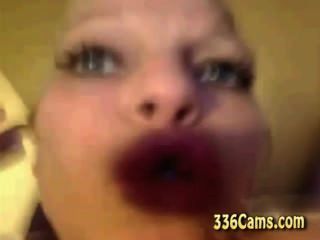 Verworrene Schlampe Frau Show On Webcam
