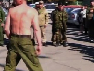 Amateur Russische Homosexuell Betrunken Militär Bdsm