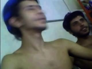 Zwei Arabians Bekommen Webcam Zeigen